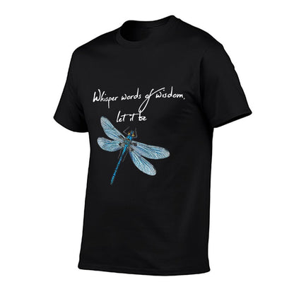Whisper Words Of Dragon Fly Art Dragonfly  Slim-fit Cut T-Shirt