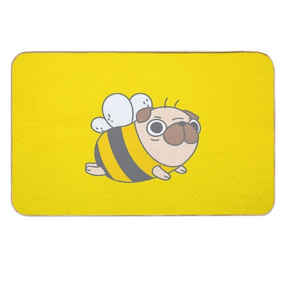 Pug Bee  Versatile Bath Mat