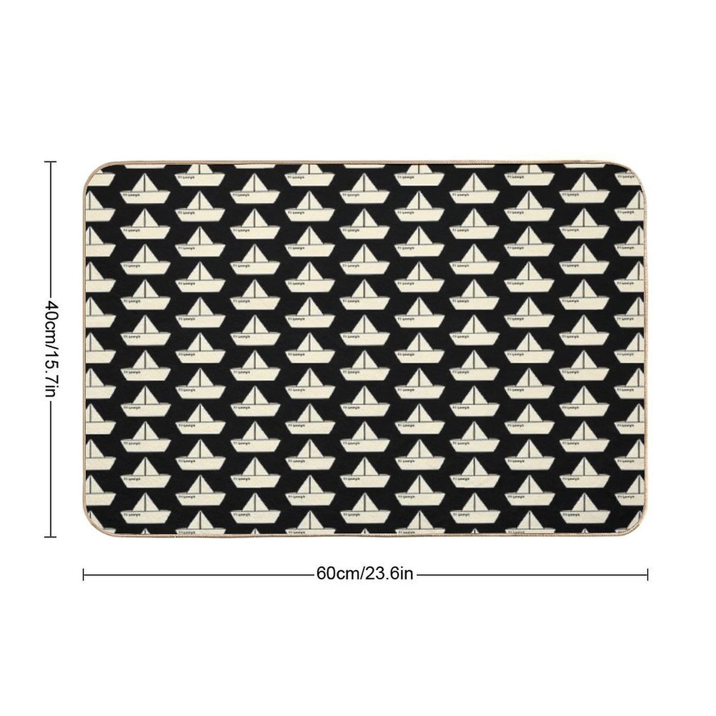 Georgie’s Boat  Fade-Resistant Bath Mat
