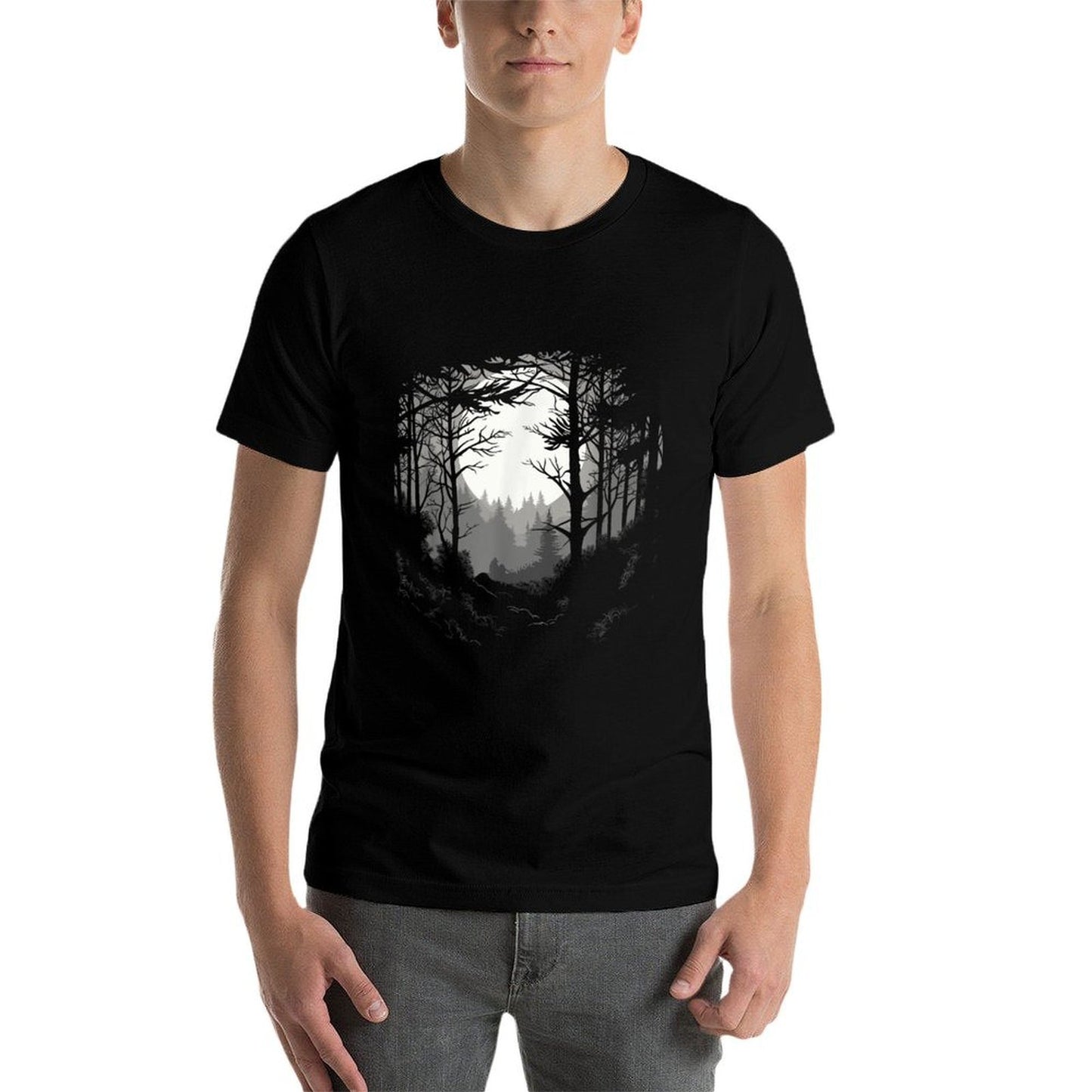 Forest And Nature Pine Tree For Women Men  Durable T-Shirt