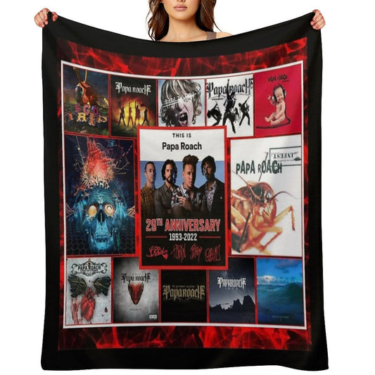 Greatest Albums 29th Anniversary 1993-2022 with Signatures Anti-pilling Throw Blanket