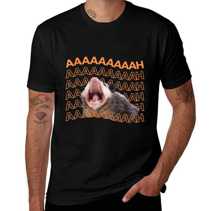 Opossum Screaming Funny Possum Trash Cat Meme Men Women Gift  Vintage-inspired T-Shirt