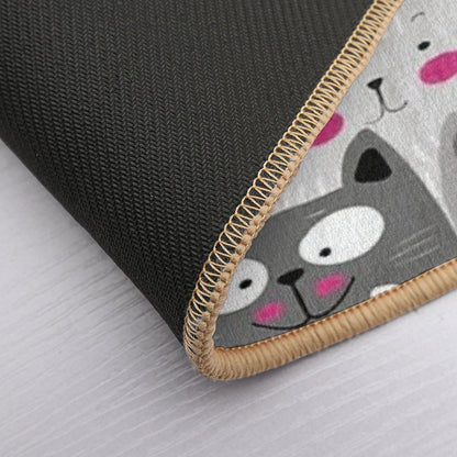 Cats  Stain-Proof Bath Mat