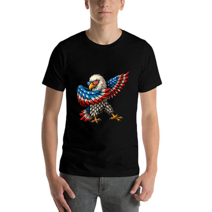 American Bald Eagle Patriotic Eagle 4th of July USA  Easy-care T-Shirt