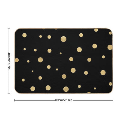 Golden Dots  Non-Slip Bath Mat