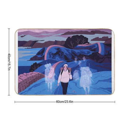 Walk Alone  Long-Lasting Bath Mat
