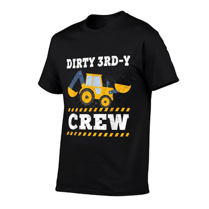 Dirty 3rdy Birthday Construction Truck 3rd Bday Crew  Lightweight T-Shirt