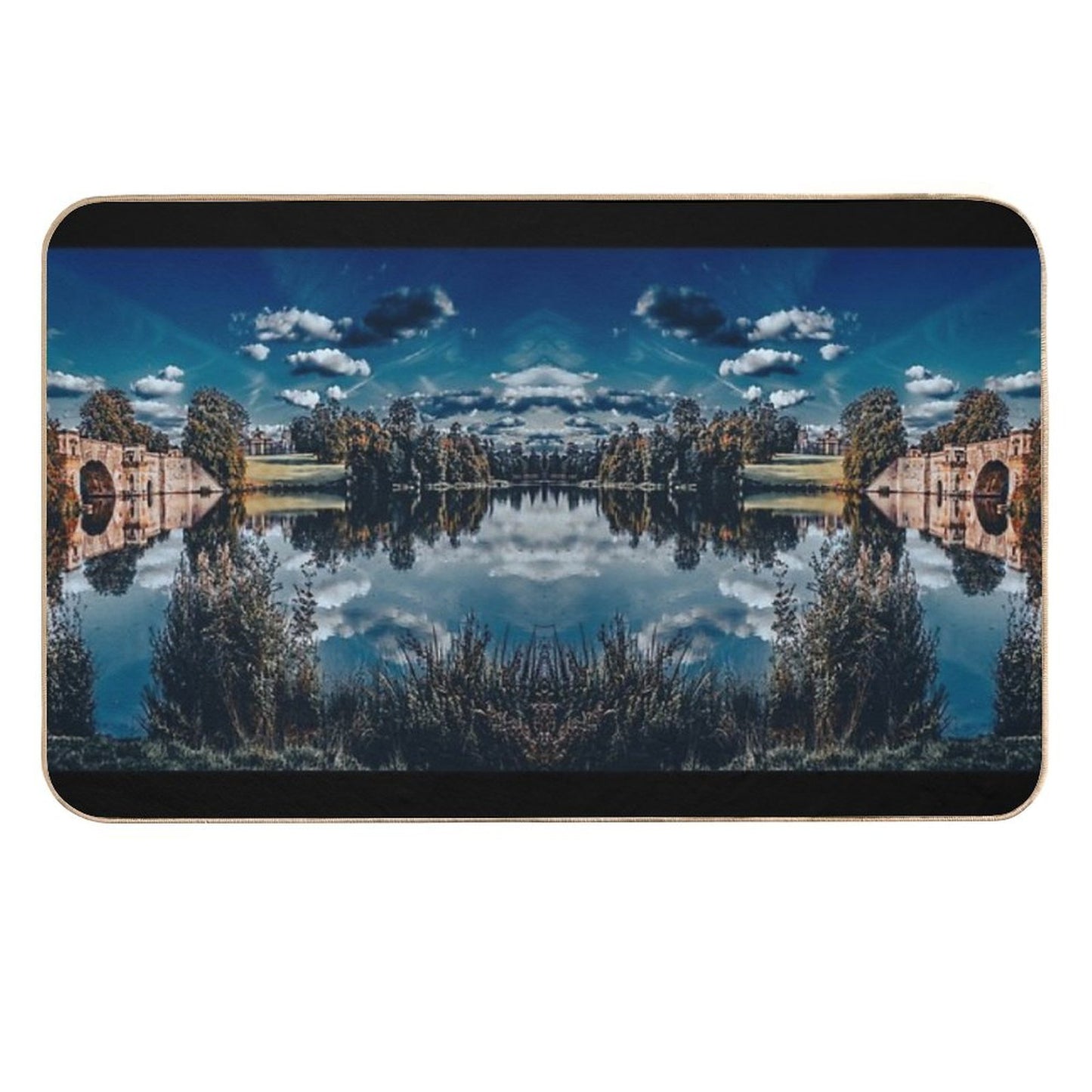 Blenheim Palace Gardens  High-Traffic Bath Mat