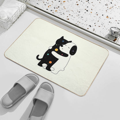 Universal Language  Slip-Resistant Bath Mat