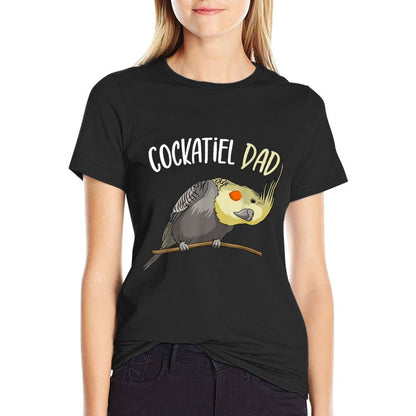 Cockatiel Dad Funny Bird Lover Men  Tagless Design T-Shirt