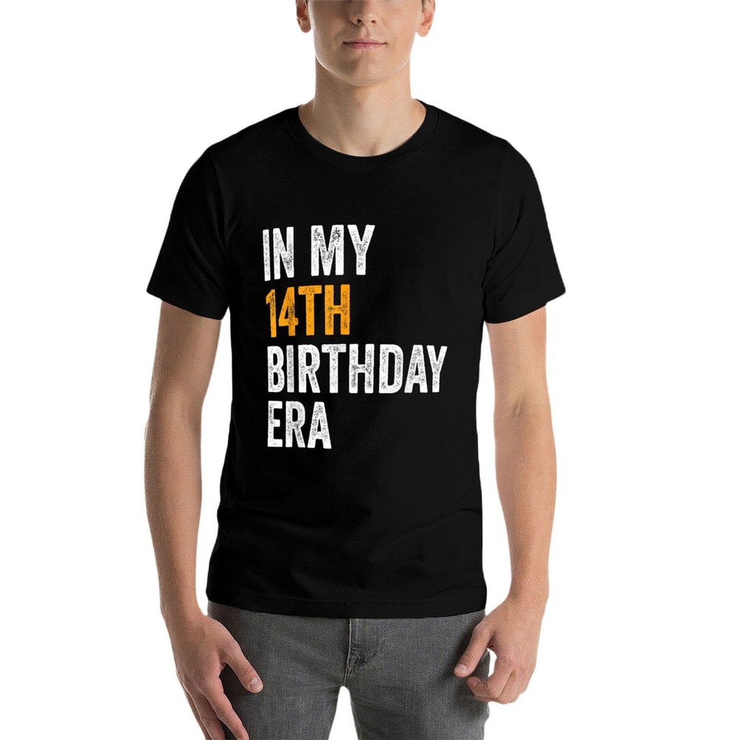 14th Bday 14 Year Old Girln Boy In My 14th Birthday Era  Stretchy T-Shirt