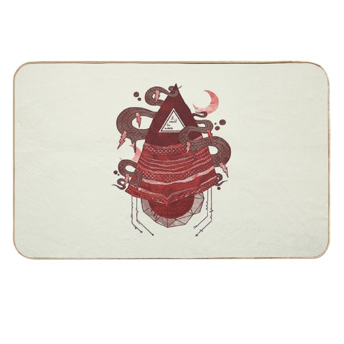 Positive Thinking  Non-Slip Bath Mat