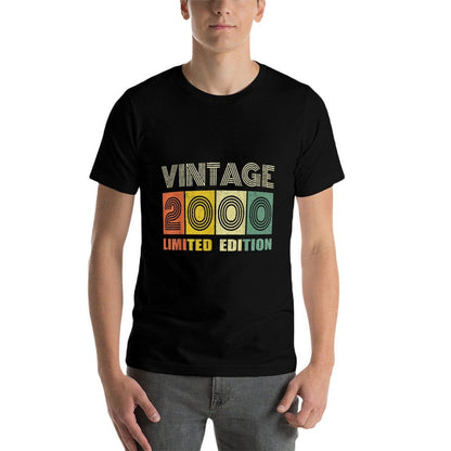 21 Year Old Gifts Vintage 2000 Limited Edition 21st Birthday  Cotton T-Shirt