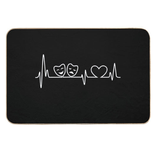 Theatre In Heartbeat  Rapid-Drying Bath Mat
