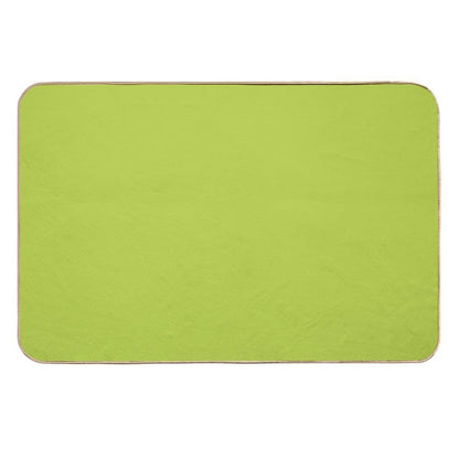 Bright Lime Green Pantone Color  Easy Maintenance Bath Mat
