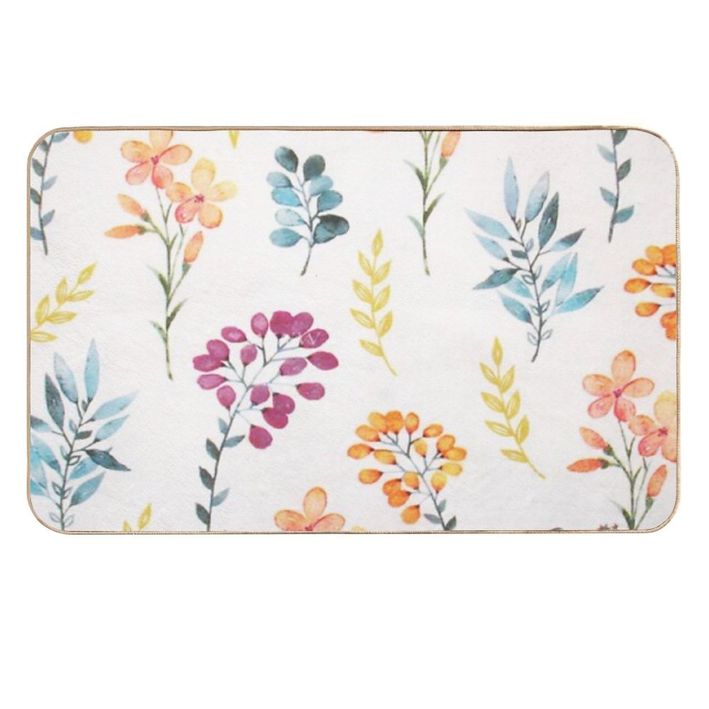 Colorful Design  Easy To Clean Bath Mat