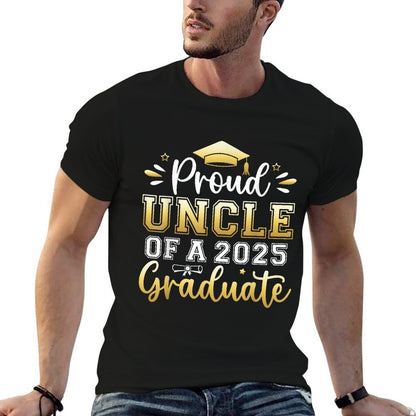 Proud Uncle of A 2025 Graduate Senior Graduation Men  Lightweight T-Shirt