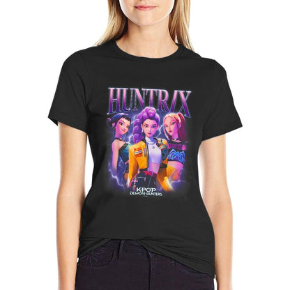 KPop Demon Hunters Huntrix Heartthrob Officially Licensed  Heathered Texture T-Shirt