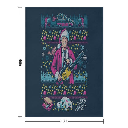 Hap, Hap, Happiest Sweater This Side of The Nuthouse Versatility Throw Blanket