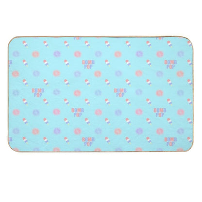 Bomb Pop!  Easy To Clean Bath Mat