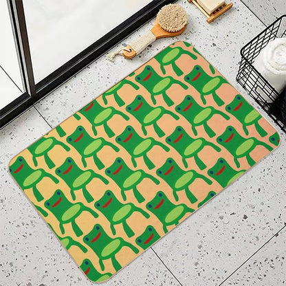 Froggy Chair Pattern  Multi-Purpose Bath Mat