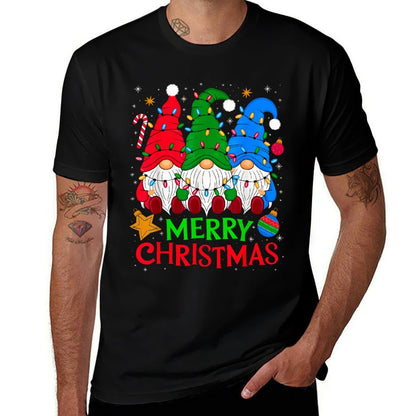 Gnomes Merry Christmas Xmas Matching  Easy-care T-Shirt