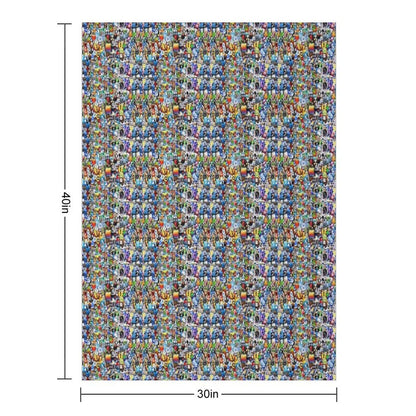 Free Shrink-resistant Throw Blanket