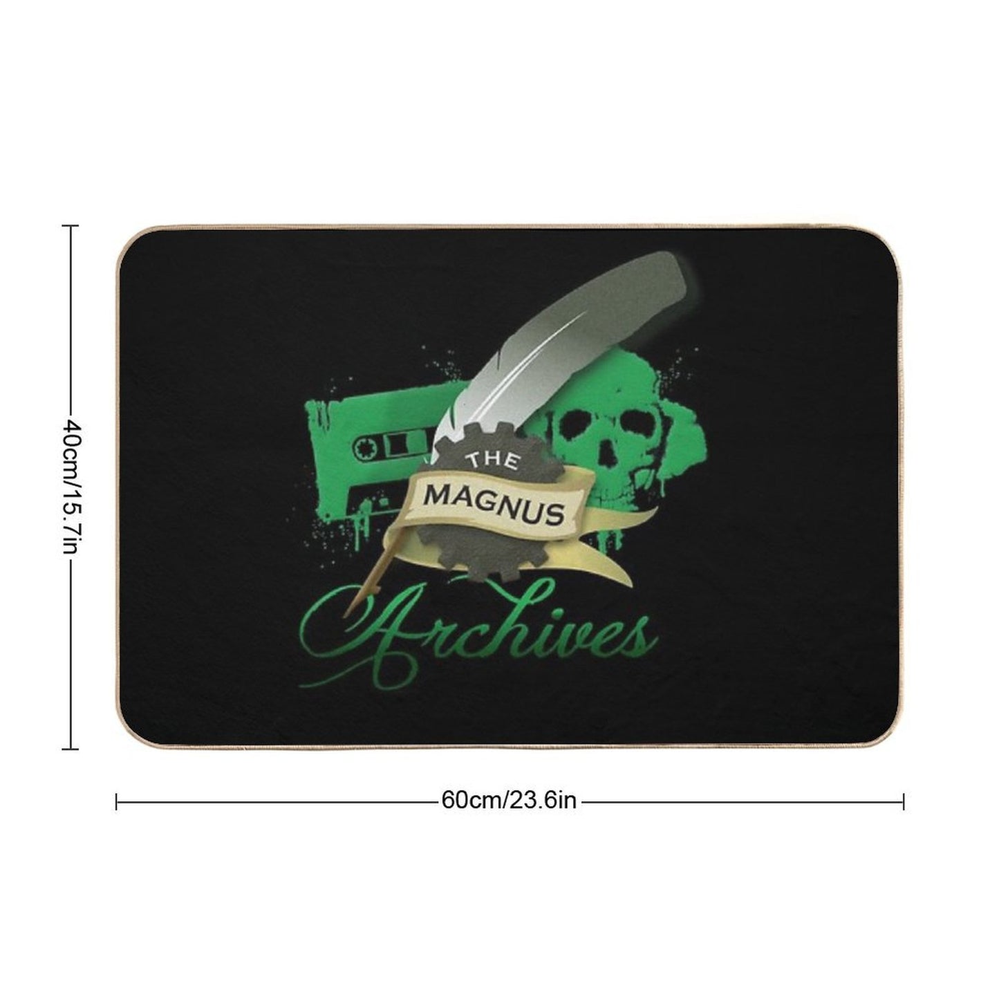 The Magnus Archives Logo  Slip-Resistant Bath Mat