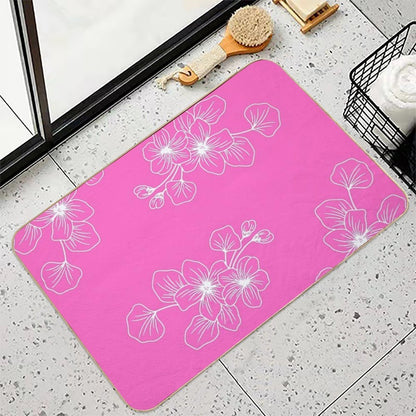 Art Pattern Design  Easy Maintenance Bath Mat