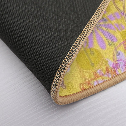 Fancy Chairs with Spirals And Tassels  Multi-Purpose Bath Mat