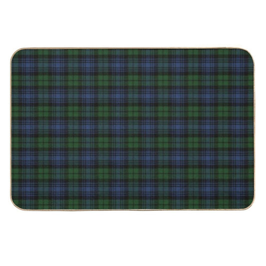 Black Watch Ancient  Original Scottish Tartan Durable Bath Mat