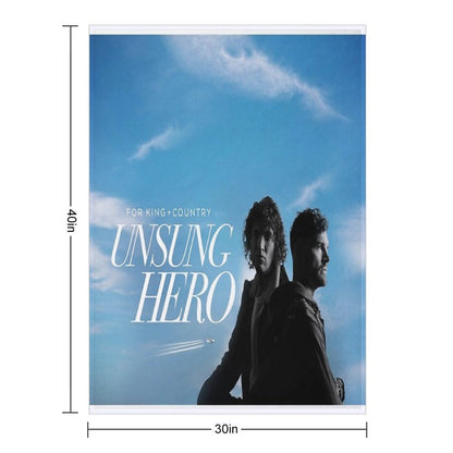for King And Country Unsung Hero Tour 2024 Premium Throw Blanket