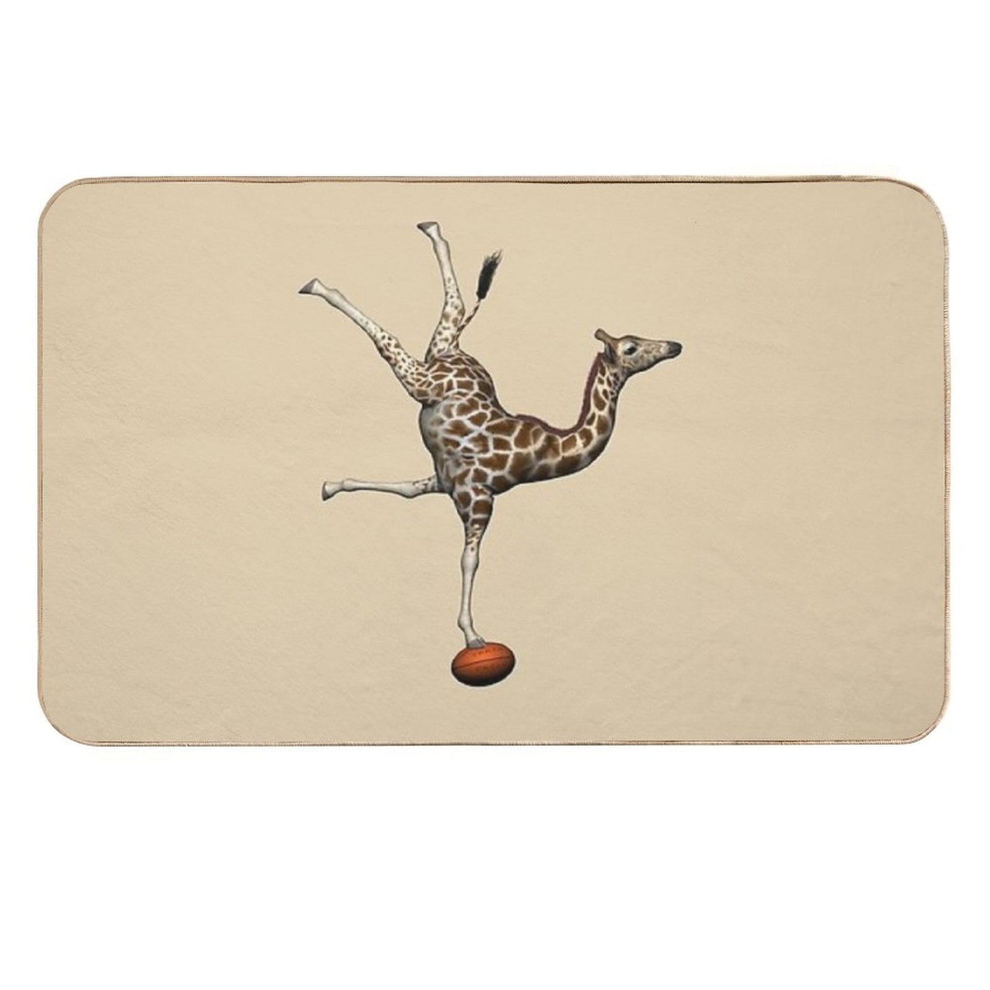Balancing Giraffe  Odorless Bath Mat