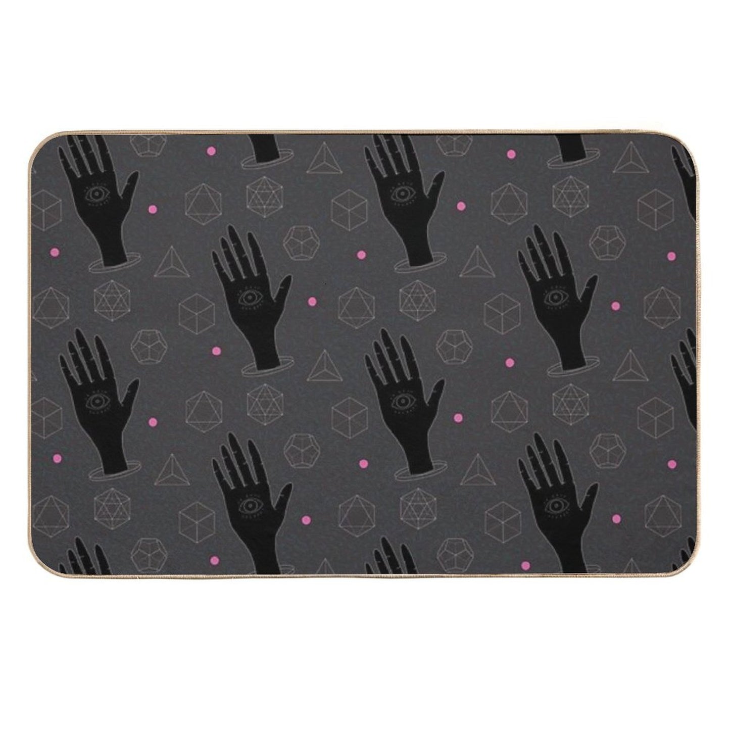 Sacred Geometry  Pet-Safe Bath Mat