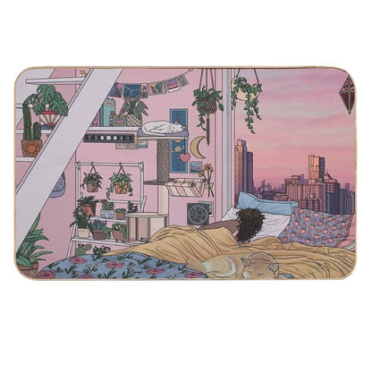 Sweet Dreams  Rapid-Drying Bath Mat