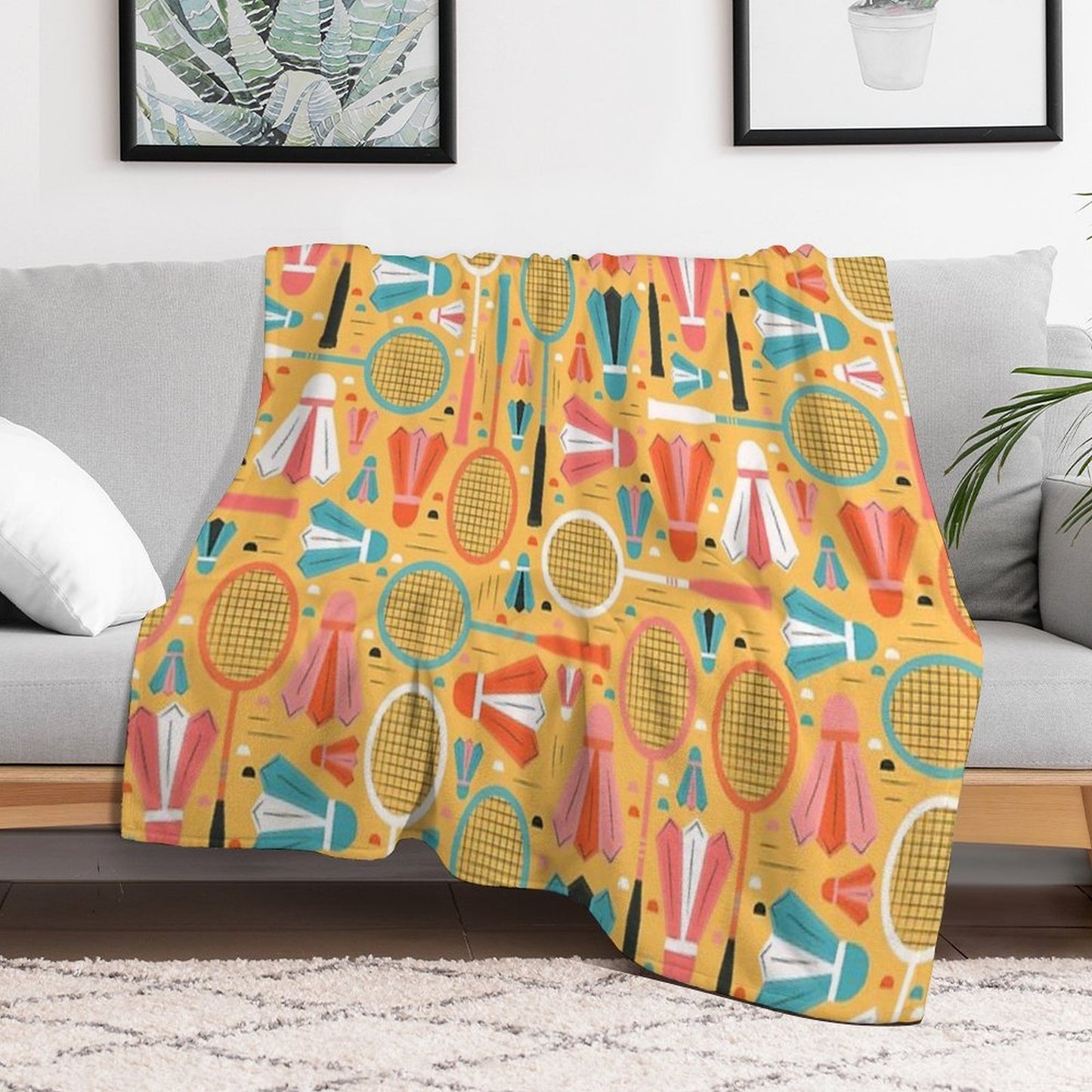 Badminton Comfort Throw Blanket
