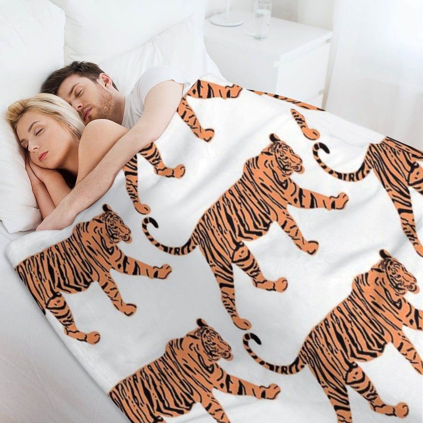 Tiger Travel-friendly Throw Blanket