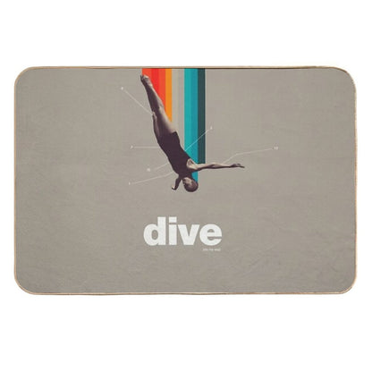 Dive Into My Soul  Stain-Proof Bath Mat