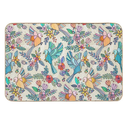 Whimsical Summer Flight  Rapid-Drying Bath Mat