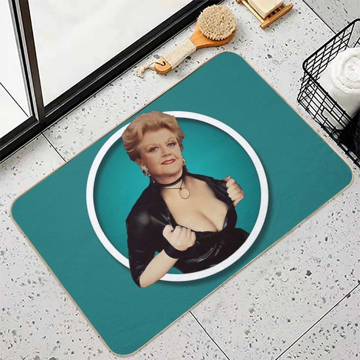 Angela Lansbury- Murder She Wrote  High-Traffic Bath Mat