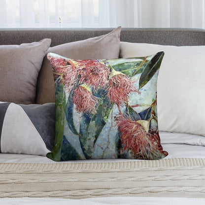 Eucalyptus Gum Blossoms Soft Gift Ready Throw Pillow