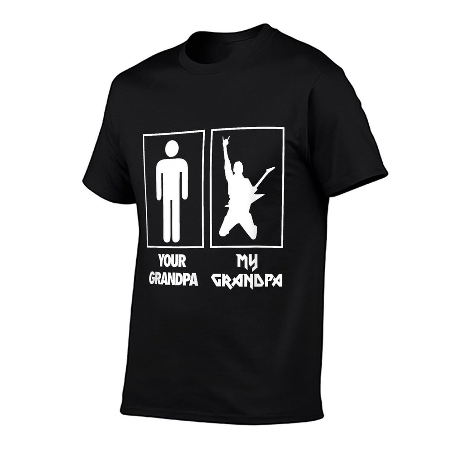 Your Grandpa My Grandpa Guitar Rock N Roll Music Band  Graphic-printed T-Shirt