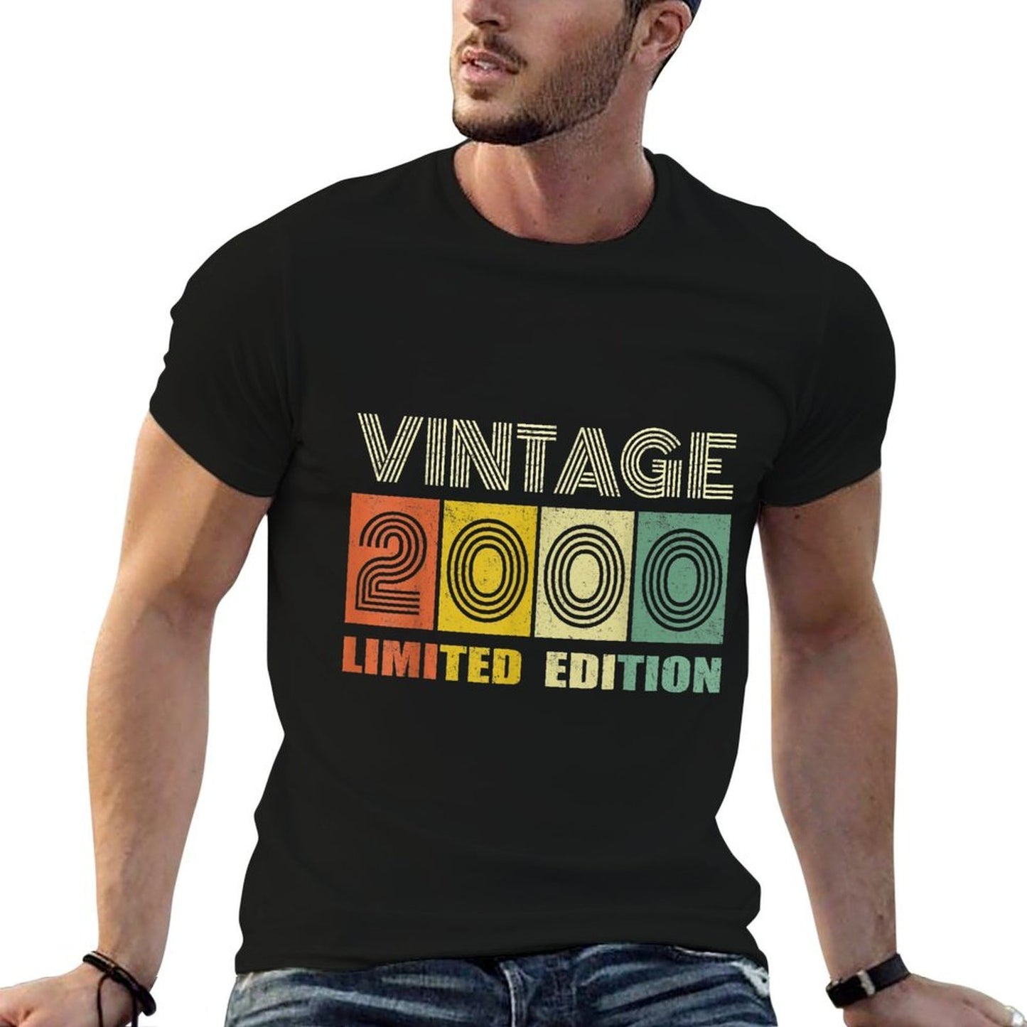 21 Year Old Gifts Vintage 2000 Limited Edition 21st Birthday  Cotton T-Shirt
