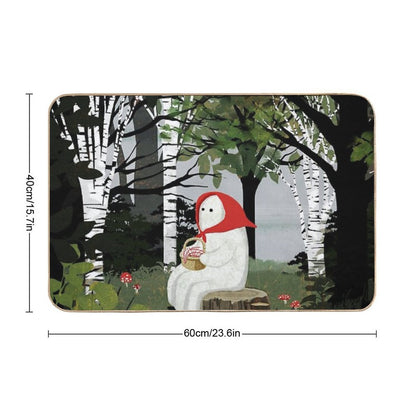 Red Riding Hood 1 Durable Bath Mat