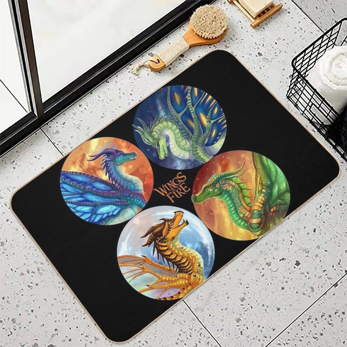 Wings of Fire - Heroes of The Lost Continent  Absorbent Bath Mat