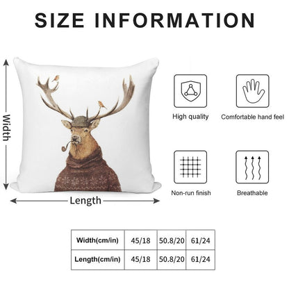 Wild Thinking Soft Reinforced Edging Throw Pillow