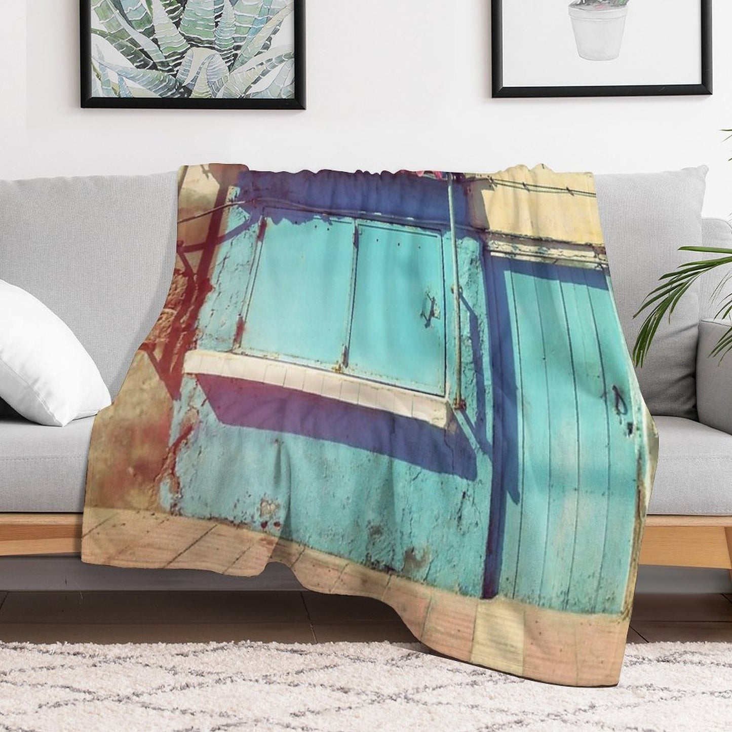 Sunday in Morocco Durable Throw Blanket