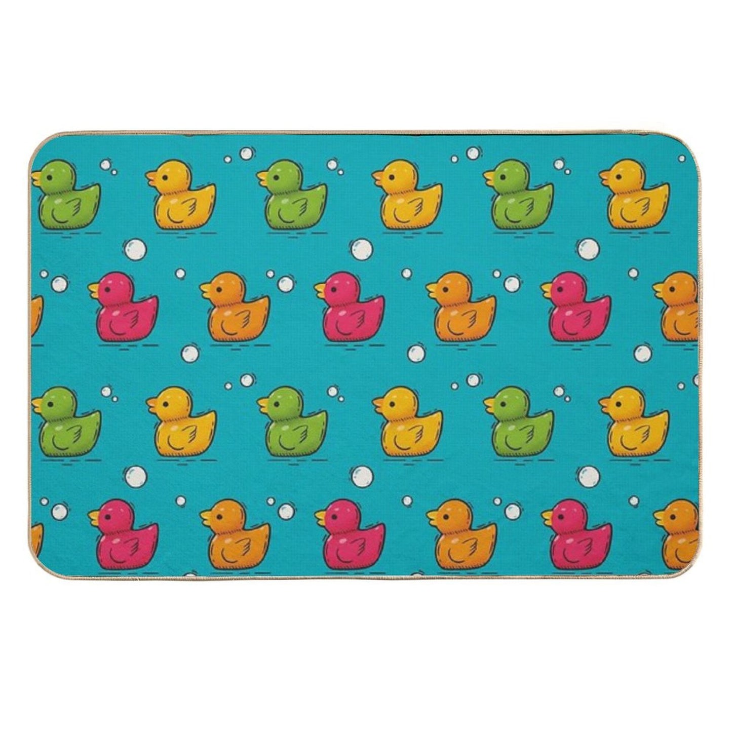 Quaky Bubble Pop In Rainbow Colors  Toxin-Free Bath Mat
