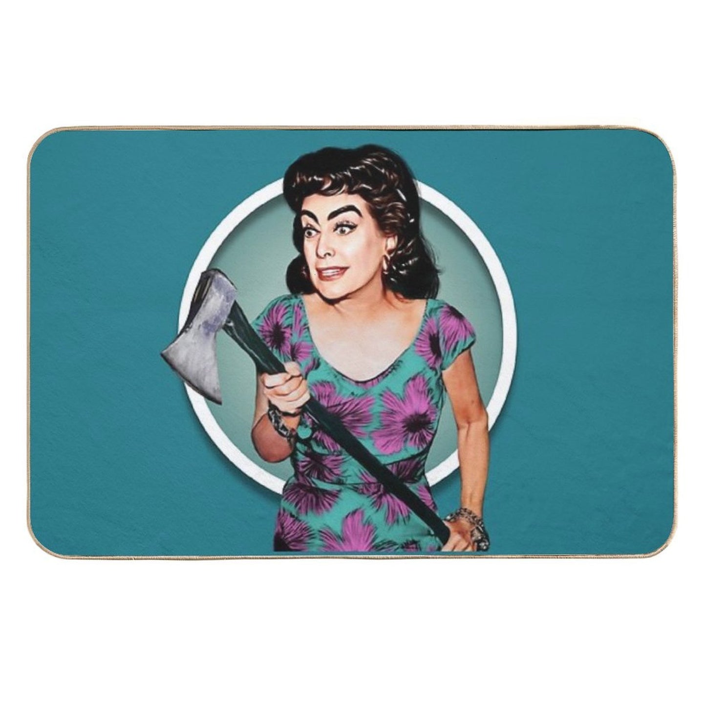 Joan Crawford- Strait Jacket  Multi-Purpose Bath Mat