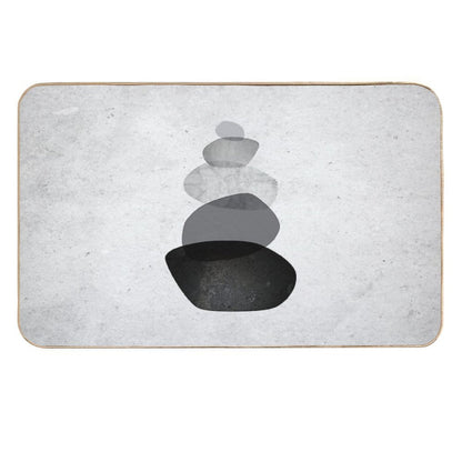Balancing Stones  Odorless Bath Mat